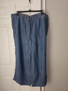 torrid High Rise Wide Leg Lightweight Tencel Denim Jeans 3X Tall